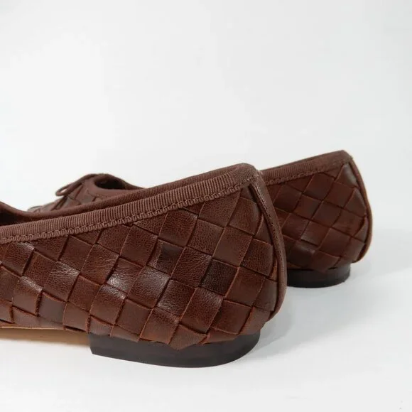 Loeffler Randall Brown Woven Flats - Picture 11 of 16